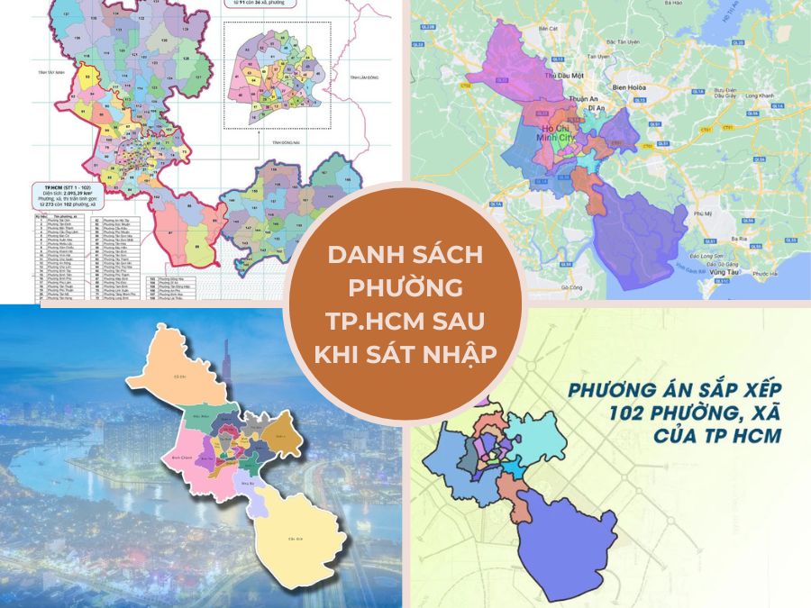 Danh sách Phường TP.HCM sau khi sát nhập